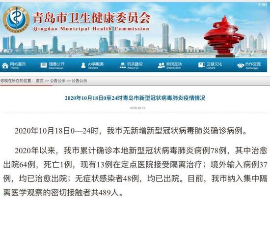 青岛境外疫情最新通报更新，疫情动态与防控措施