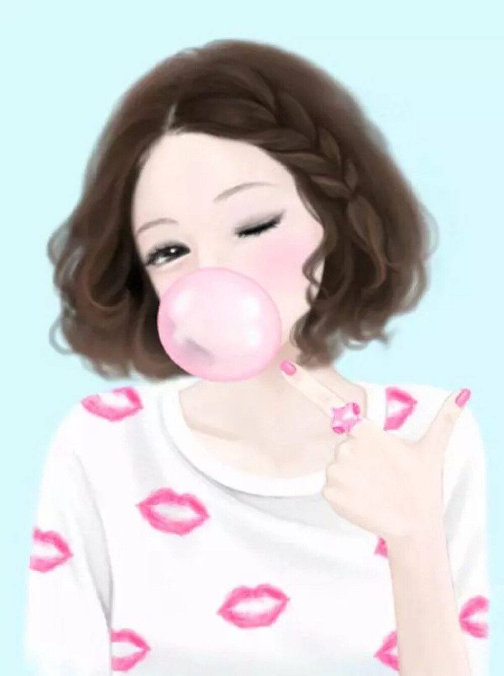 最新手绘现代美女插画,最新手绘现代美女插画，小巷中的艺术秘境